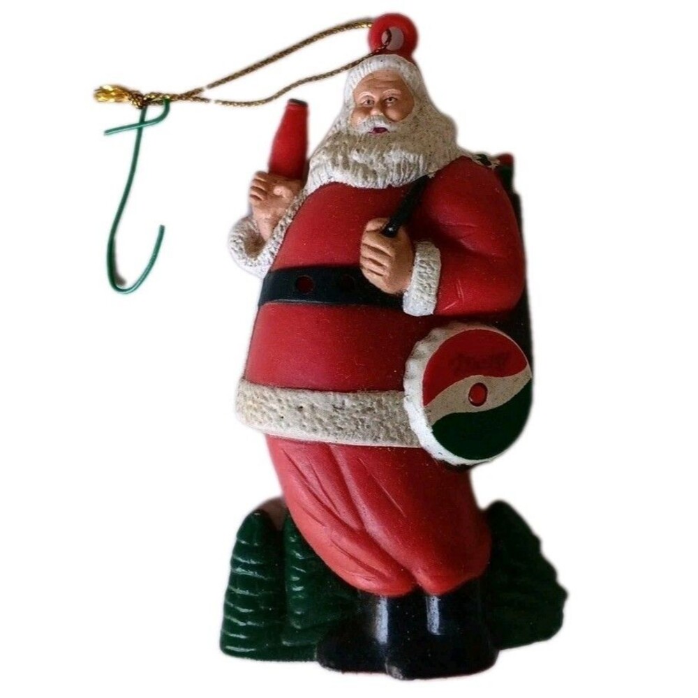 Pepsi Santa Clause Display Standing Ornament